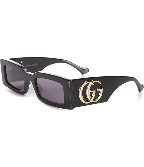 gucci 50mm square sunglasses|gucci generation 53mm rectangular sunglasses.